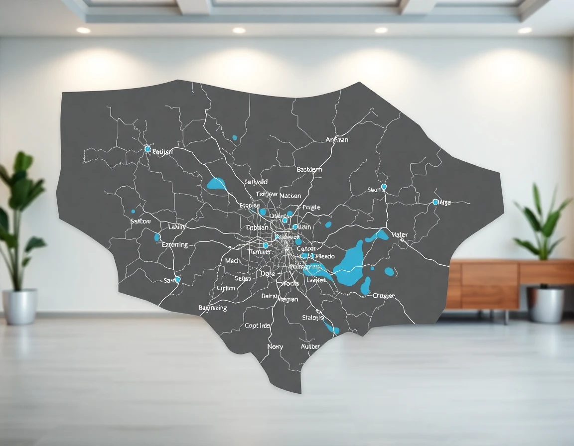 Water Damage Service Areas Map